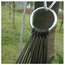 Homy Mini amaca di nylon, campeggio, viaggio, sopravvivenza, relax, dormire o giardino 270x80cm (green)