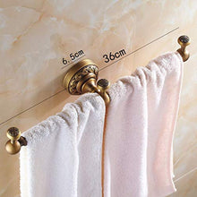 ZLININ Y-longhair - Portasciugamani da bagno o da cucina con barra per asciugamani da 30,5 cm per asciugamani, vestiti, panni e stracci, finitura in ottone spazzolato