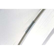 Siena Garden Gazebo Roma, Tenda per Eventi, 3,2 x 3,2 m con Struttura in Fibra di Vetro, Colore Bianco