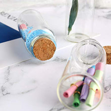 Bottiglie in vetro trasparente da 30 ml con tappi in sughero, bottiglie di vetro per decorazione, arti e artigianato, progetti, bomboniera