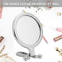 VIFER Specchio per Il Trucco Specchio per Il Trucco Fronte/Retro, Specchio per Trucco Portatile Pieghevole Ingrandimento 10 Volte, Famiglia, Specchio per Trucco Portatile(Argento)