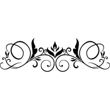 T-MK346 - Adesivi per testiera del letto, 57 x 190 cm, colore: Nero