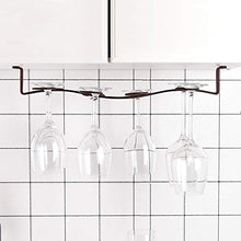 Portabicchieri da vino, Porta calici sotto l'armadio Portabottiglie Portabottiglie Portabottiglie da vino appeso Champagne(holds 6 glasses)