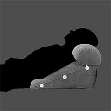 Xufei Cuscino Divano Cuscino Cuscino Letto Testa Grande Cuscino Ufficio Vita a Triangolo Lavabile (Color : B, Size : 60 * 50 * 22cm)