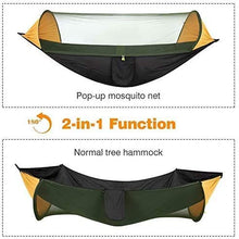 LHAHGLY Hammock Portable Tent Camping Hammock con zanzariera Multiuso Amaca Portatile Tenda oscillante per Escursioni Camping Comfort Durata hamac avec Support