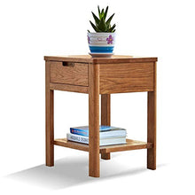DGHJK Mobili per la casa, Comodino in Legno massello con cassettiera, tavolino da Soggiorno, tavolino angolare, Cornice Decorativa 40 * 35 * 50 cm