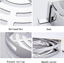 CFJDX Mensole angolari per Bagno, Porta Doccia e Organizer per Doccia Gemma per Doccia, Cestino per Doccia per Bagno, portaoggetti Doccia angolare in Acciaio Inox 304, portaoggetti Doccia con ganc