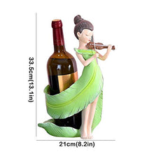 Portabottiglie Controsoffitto Wine Rack Room Art Ornamenti un regalo for gli amanti del vino (tre stili) ragazza del violino Vino Accessori multifunzionale for bambini Portabottiglie da appoggio