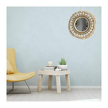 WBFN Hanging Parete Decorativo Specchio della Decorazione di Arte Rotonda dello Specchio di Trucco Dressing Bathroom Wall Hanging Specchio