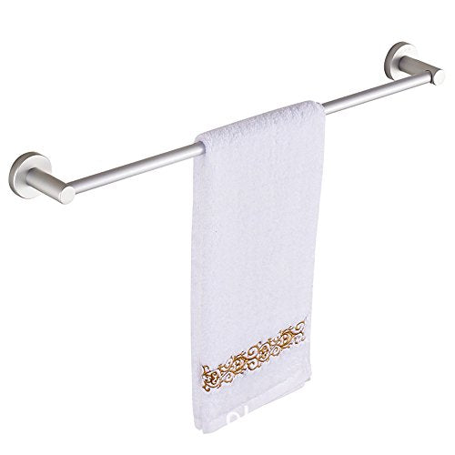 MBYW Portasciugamani Moderno Minimalista Portasciugamani Elegante per Il Bagno di Moda Portasciugamani da Terra in Alluminio con Asta Singola portasciugamani Bagno Hardware Pendente Lungo 60CM