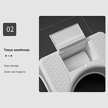 LTINN Sgabello da Toilette, poggiapiedi Multifunzionale Ispessito, artefatto Tozzo per Adulti e Bambini, Sgabello per WC in plastica da Toilette per Donna Incinta