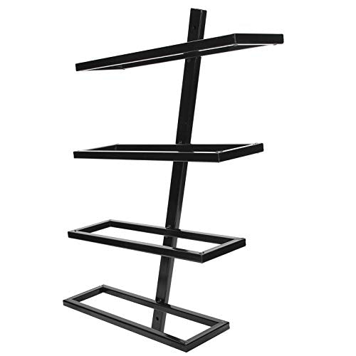 Portabottiglie, portabottiglie Multifunzionale, Moderno espositore in Ferro per Cantina, Soggiorno, Sala da Pranzo,(Inclined Wine Rack 4 Bottles Black)