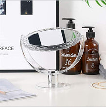 LBWARMB Trucco Specchio con luci Specchio da Toilette, Toilette Trucco Specchio con 1x / 7X, 6 360 ° Girevole ingrandimento Specchio, Specchio del Bagno con Il Cristallo-Come Stile