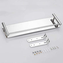 AINIYF Bagno Bagno Doccia Mensola Organizzatore Parete Punch Libero Acciaio Inox 304, 2 Metodi di Installazione (Dimensioni: 40x12cm)