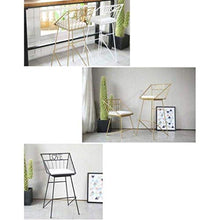 LWW Sgabelli, aggiornato prima colazione Sedia Sgabelli, Sgabello Alto sala da pranzo e soggiorno Ferro Cucina Colazione contatore Greenhouse Cafe Bar,Oro,SeatHeight65cm
