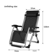 Lounge Chair Sedia a gravità Zero reclinabile da Esterno con portabicchieri, Sedia a Sdraio Regolabile Molto Ampia per Piscina da Giardino con Patio, con Supporto Cuscini 200 kg