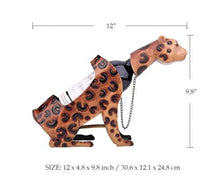 FAGavin Cremagliera del Vino del Vino del Leopardo Cremagliera del Vino Scultura in Metallo Artigianato Decorazioni for La Casa in Metallo Ornamenti in Ferro Battuto