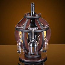 LXH-SH Cremagliera del Vino Nana Vino espositore Vino Creativo portabicchieri Basamento in Legno massello portabicchieri Vino scaffali Vino contatore