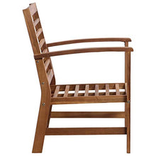 Oushome Set Divani da Giardino 4 pz in Legno Massello di Acacia