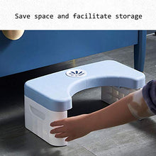 Sgabello WC Sgabello Multifunzione da 7 Pollici di Altezza per WC, Comodo e Compatto Sgabello per WC, Creativo poggiapiedi Antiscivolo