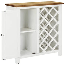 vidaXL Legno Massello di Rovere Cantinetta per Vini Portabottiglie Rastrelliera per Vini Mobiletto per Bottiglie Mobili per la Cucina 80x32x80 cm