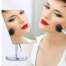LULUTING Specchio Trucco Desktop Specchio da Toilette, Specchio Quadrato, Advanced Specchio, Specchio Pieghevole Principessa Specchio da Toilette, Montaggio a Parete a Specchio.
