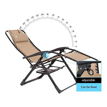 Sedia a sdraio pieghevole reclinabile da giardino con gambe reclinabili e schienale reclinabile.
