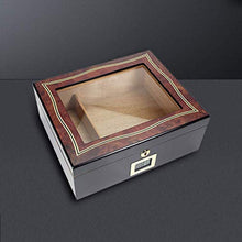 YUTRD ZCJUX Legno Cigar Box Desktop Humidor - Cigar Box Desktop Cedar Humidor Trasparente Glass Window buona Tenuta
