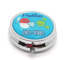 MovilCom® - Portapillole giornaliero tascabile con 3 scomparti, organizer per pillole, per uso quotidiano, confezione da 2 (mod.653304 e 653305)