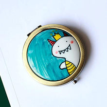 Specchio da Trucco Pieghevole Portatile Portatile in Ceramica Portatile Specchio da Camera da Letto HD Specchio per Trucco (Piccole Dimensioni) Adatto per Regali da Donna