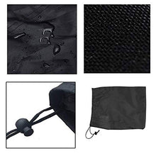WYZQ Fodere per mobili da Giardino 185X95cm, Telo da Giardino Rotondo e Fodera per Set di sedie, Telo da Esterno Impermeabile, Antipioggia e Pioggia, Antivento, Resistente allo sbiadimento, per sedie