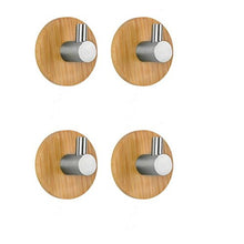 BESTOMZ Ganci Portasciugamani Bagno Cucina Ganci Appendiabiti Gancio da Parete Adesivo 4 Pezzi