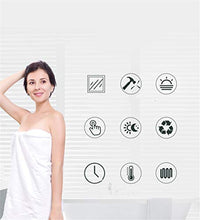 PLHMS Senza Cornice Ovale Bathroom Specchio Igienici Wall Hanging LED Smart Wall Scacciabruma Antideflagranti Bagno Decorazione con Lampada Specchio