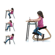 Sedia a dondolo in legno, per soggiorno, fitness, correzione della postura e per la cura della vita, per la correzione della seduta, alleviare il dolore al collo e migliorare la postura