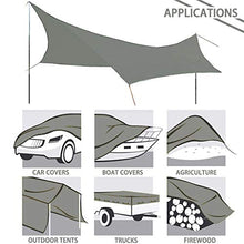 Bianco Telo Impermeabile Tela Heavy Duty Pioggia Panno Camion Protezione Solare Magazzino Merci delle Piante della Visiera, Spessore di Circa 0,80 mm, Peso 500 g / □ (Size : 2m×4m)