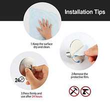 Ganci Adesivi Portasciugamani Gancio Adesivo Impermeabile in Acciaio Inox Ganci a Parete Appendini per Appendere Accappatoio Asciugamano Cappotti per Bagno Cucina, Base tonda, Adesivo 3M, 6 pezzi