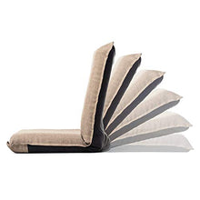 HongTeng Divani Giapponese Tatami Lazy Couch Sacchetto del Fagiolo Singolo Tempo Libero Sedia Camera da Letto bay Window Sedia Pieghevole 42 × 49 × 9 cm