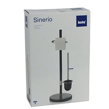 kela 22230, Portasciugamani, 2 Bracci, Antiruggine, Metallo, 92,5 cm di Altezza, Sinerio', Antracite, Metal, Anthracite, One Size