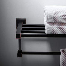 SWNN Bathroom Shelves Portasciugamani Nero in Rame Nordico Retro Semplice Pacchetto da Bagno Portasciugamani in Metallo con Portasalviette
