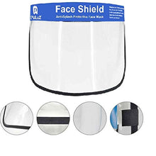 HEALLILY 2Pcs Visiera di Sicurezza Riutilizzabile Visiera Integrale Antivento Cappello Antipolvere Proteggere Gli Occhi Viso con Banda Elastica Protettiva Pellicola Trasparente per Esterno
