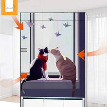 Zdhyc Semplice Armadio Armadio con Cassetto Portable Curtain Pieghevole per l'Abbigliamento Armadio Telaio Rinforzato Minimalista Mobili Camera da Letto