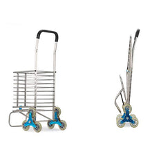 Carrello Trolley Pieghevole in Acciaio Inox Carrello Pieghevole Portatile (Colore : A)