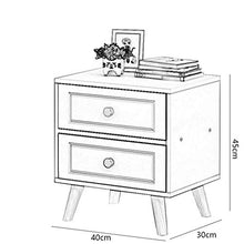 Comodino Camera da Letto Domestica Studio corridoio Doppio pompaggio di Legno Solido Locker Bagno Assemblea Addensare Soggiorno Multifunzione in Bianco 40X30X45cm FANJIANI
