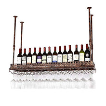 Portabottiglie Da Parete In Metallo Portabottiglie Da Vino Sospeso Portabottiglie Da Vino Portabicchieri Da Vino Da Appendere Mensola A Muro Portaoggetti Portaoggetti Portabottiglie Rustico Design In