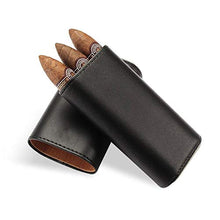 Humidars Cigar Humidor - Pelle Cigar Humidor Travel Case Legno di Cedro Mini Portatile Cigar Humidor Box for 3 portasigari mantenerlo Fresco .Scatola di immagazzinaggio di cigari di Grande capacità