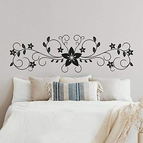 Adesivi per testiera del letto, T-MK322, 42 x 140 cm, colore: Nero