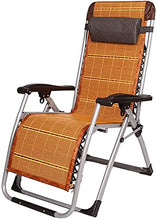 JFFFFWI Sedia Pieghevole Zero Gravity Sedie da Spiaggia reclinabili Pieghevole Leggera, Pieghevole Sedia reclinabile con Blocco Zero Gravity Sedia Sdraio da Giardino Oversize Relax Confort