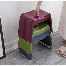 Sgabello per Doccia Sgabello Quadrato in plastica, sedili per Doccia Articoli da toeletta per Bambini 1231 (Colore: B)