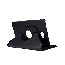 Artfeel Cover per Samsung Galaxy Tab A 10.1 2016 T580/T585,Girevole 360 Gradi di Rotazione Supporto Custodia,Visualizzazione Multi-Angolo Sottile Leggero PU Pelle Flip Cover,Nero