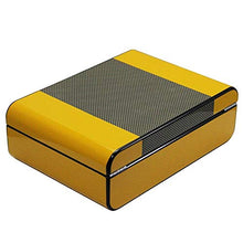 HCKZ Bene Humidor, Cedar Humidor Creative Humidor Sigari Scatola di immagazzinaggio .Fascia Alta (Color : Yellow)